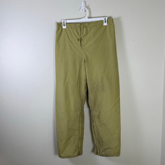 10X Pants Men 36-38 Beige Performance Gore-Tex Outdoors Work Barn Golf Hike - Picture 1 of 10